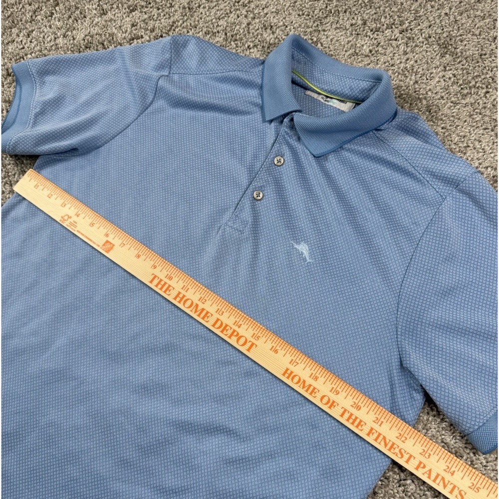 Tommy‎ Bahama Island Zone Polo Shirt Fish Embroidery Tencel Blend Mens Medium - Picture 6 of 7